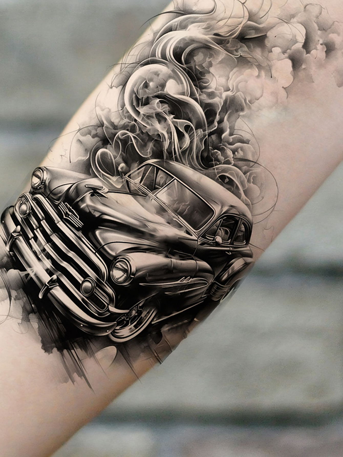 Hickano Rebellious Style Tattoo Stickers